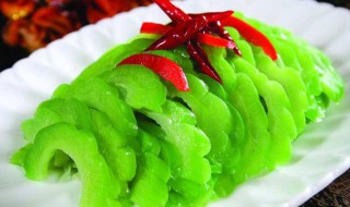 切苦瓜有几种切法 苦瓜怎么吃最好