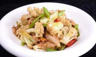 五花肉炒花菜的配方 送给爱吃的你