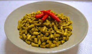 泡酸豆角的腌制方法 健康开胃