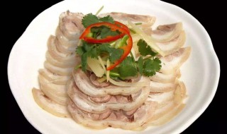 半边猪手怎样做白切 自制白切猪手的做法