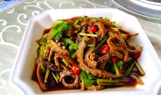 怎么做爆炒羊肚 坊间最常见的烹饪方法是这样的