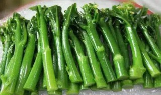 冰镇芥兰摆盘窍门 冰镇芥兰摆盘四个小窍门