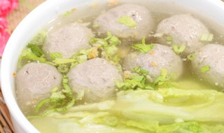 牛肉丸汤怎么做 做丸子汤的步骤