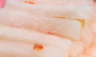 萝卜怎么做 做泡萝卜的步骤