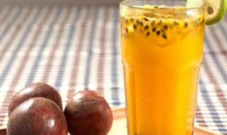 如何做一杯百香果饮料 百香果饮料的做法