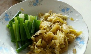 葱叶子咸菜怎么做好吃 葱叶子咸菜的做法