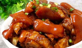 猪脚炖什么好吃不油腻 需要怎么做