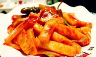 炒年糕片怎么做好吃 简直太好吃了