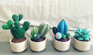 手工仙人掌制作 手工仙人掌的折法