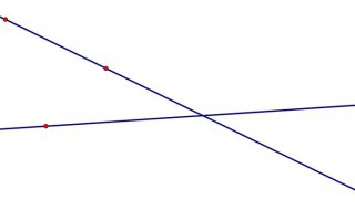 几何画板如何选择直线工具 选择直线工具