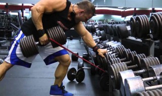 单臂哑铃划船动作要领 单臂哑铃划船动作怎么做