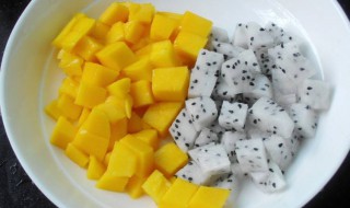 芒果馅家常做法 请看做法