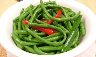 水炒豆角的方法 水炒豆角的制作方法介绍