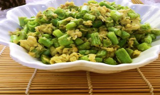 如何做豆角炒鸡蛋 豆角炒鸡蛋的做法