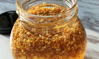 桂花蜜的制作方法 桂花蜜制作步骤