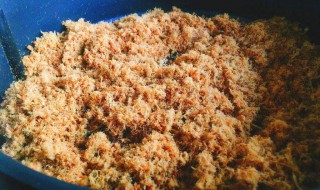 肉松制作方法 详细制作方法如下