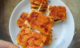 烤干豆腐串方法 烤豆腐串的做法