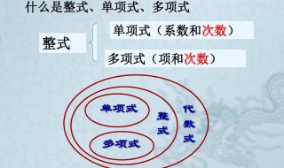 什么叫整式 整式是什么