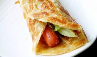 香肠手抓饼的做法 在家也能做出特色小吃