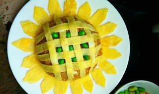 向日葵炒饭的做法 好看又好吃