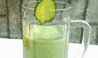 黄瓜奶昔家常做法 十分钟就能做好
