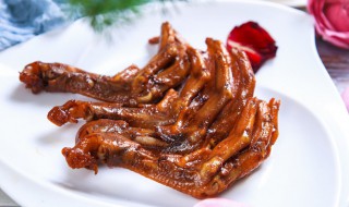 卤鸭爪的做法及配料 卤鸭爪的做法