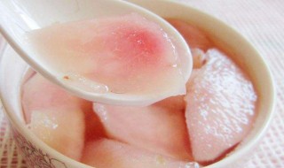 糖水桃子做法图解 甜甜软软的饮品