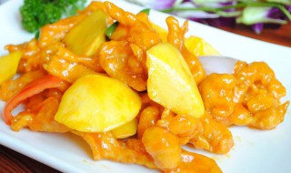 橙味香鸡球做法图解 做法简单味道不错