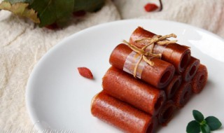 自制山楂卷做法图解 在家也能做出美味健康零食