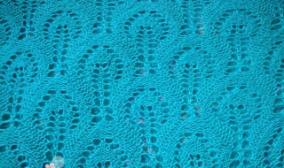 镂空大叶子花的织法 一起来织吧