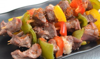 彩椒烤肉串做法图解 又漂亮又好吃