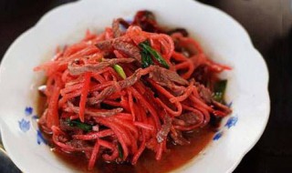 炒牛肉丝方法 怎样炒牛肉丝好吃？