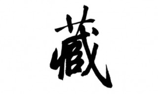 藏的多音字组词 藏的多音字组词和拼音