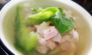 佛山大顶苦瓜炖盅汤怎样做 佛山大顶苦瓜炖盅汤的做法