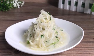 怎样做的白萝卜丝好吃 白萝卜丝好吃的做法介绍