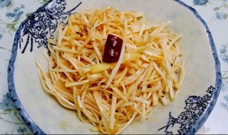 芥菜丝怎么做好吃 芥菜丝的做法