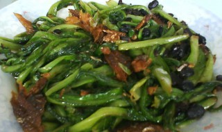 油麦菜怎么炒好吃 豆豉鲮鱼油麦菜的做法