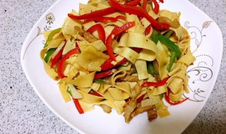 豆皮怎么炒好吃又简单 有什么做豆皮的技巧