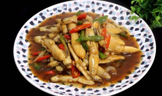 竹蛏怎么做好吃 炒竹蛏做法介绍