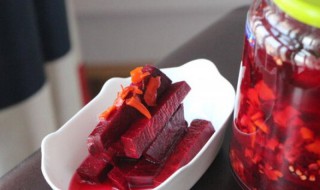 俄罗斯红菜腌制方法 糖醋腌甜菜根的做法分享