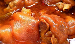 怎么炖猪蹄好吃又烂 炖猪蹄的步骤