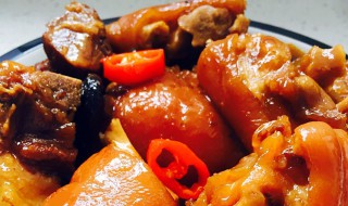 话梅猪脚怎怎么做 话梅猪脚如何做