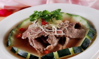 牛肉白灼怎么做 白灼牛肉的做法