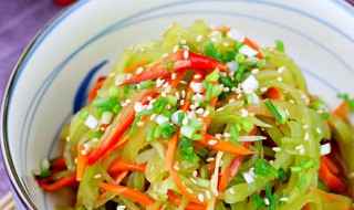 凉拌莴苣最简单的做法 凉拌莴苣最简单的做法与步骤