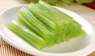 炒莴苣的方法 如何做炒莴苣