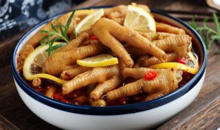 柠檬泡爪的制作方法 柠檬泡凤爪的做法