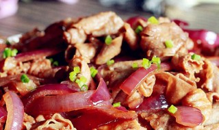 炒肥牛片的制作方法 炒肥牛片的制作方法与步骤