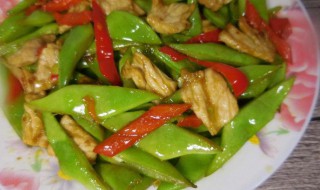 峨眉豆的制作方法 家常菜峨眉豆炒肉的做法
