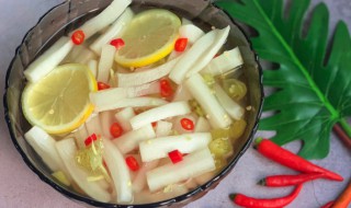 泡椒萝卜条的腌制方法 泡椒萝卜条的做法技巧