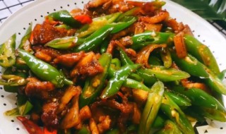 青椒炒肉的做法步骤 怎么做青椒炒肉